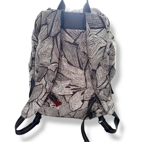 Lululemon All Day Backpack Crossover Purse Bag Dottie Tribe White Black - Picture 4 of 12